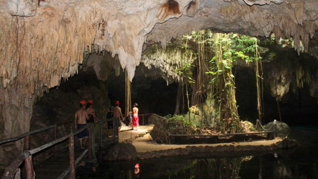 Cenote Chaak Tun in playa del carmen, Mexico