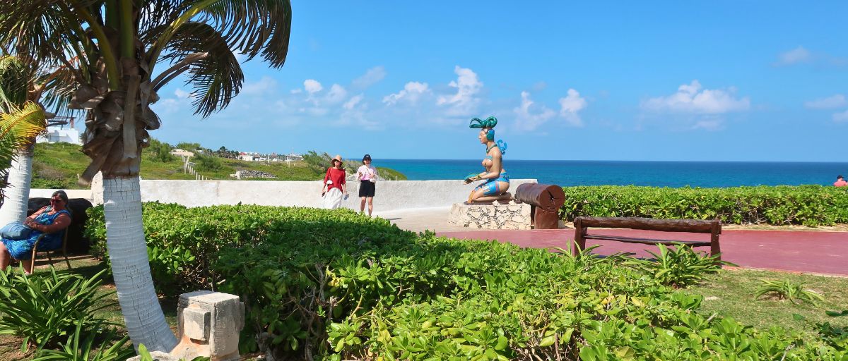 The Ixchel Temple at Punta Sur in Isla Mujeres, Mexico