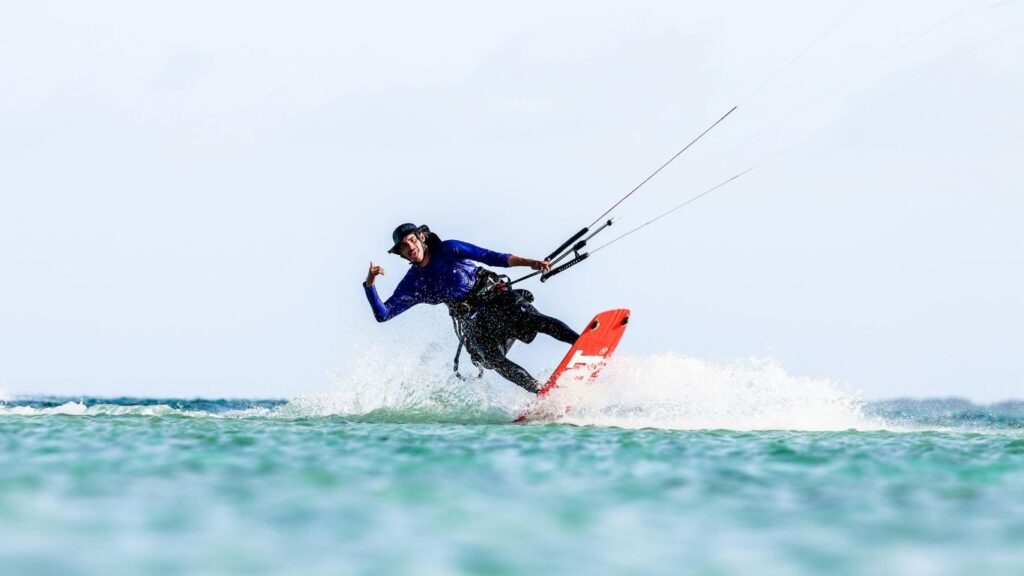 Kitesurfing in Playa del Carmen, Mexico