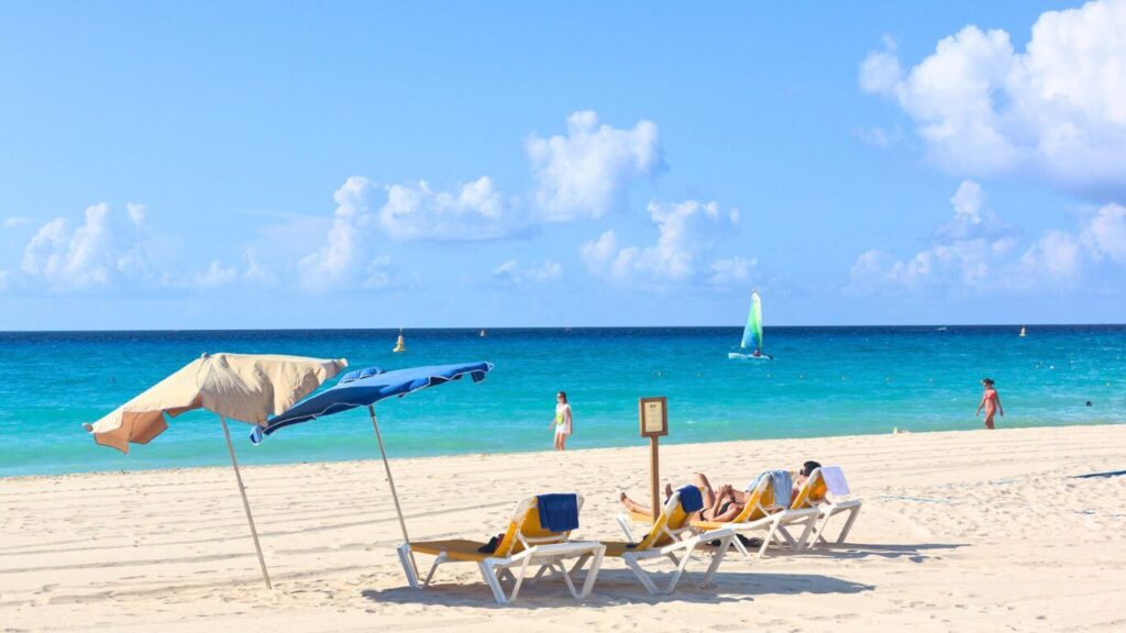 Playa Akumal Beach in playa del carmen, Mexico