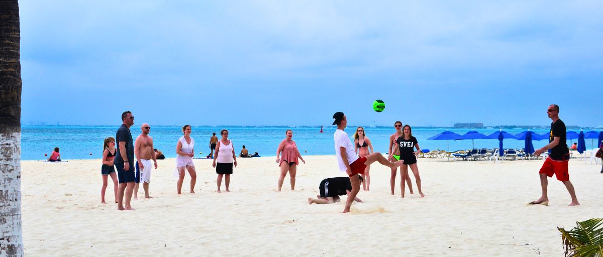 Playa Centro in Isla Mujeres, Mexico