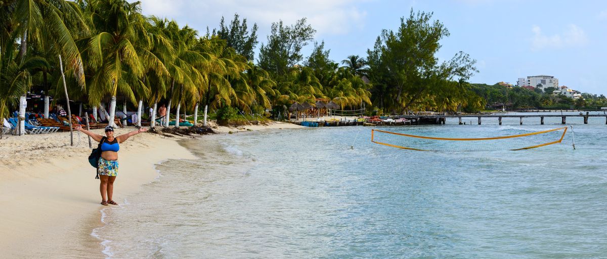 Playa Lancheros in Isla Mujeres, Mexico