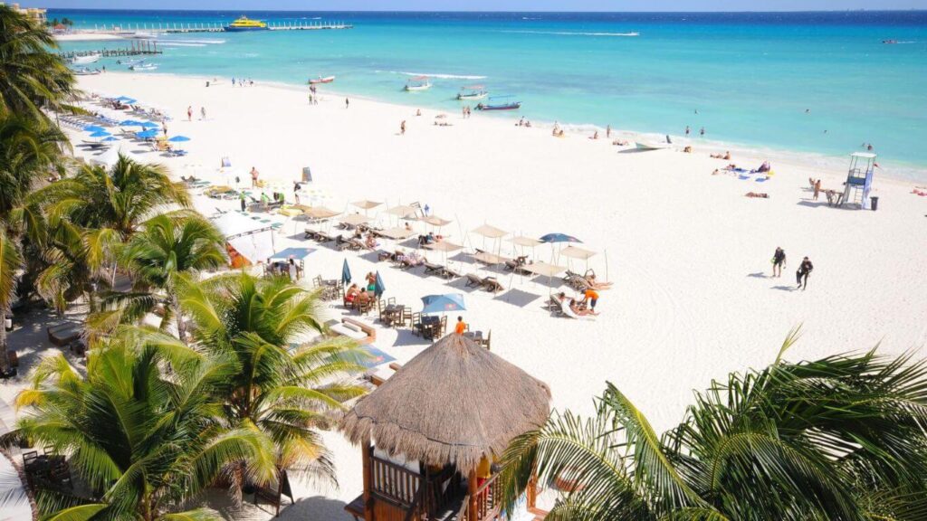 Playa del Carmen Beach in Mexico