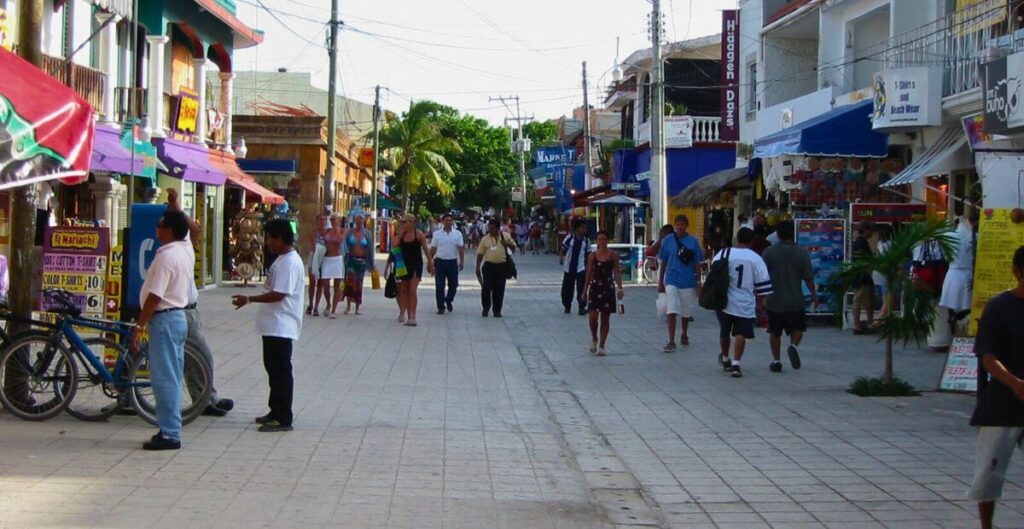 Beautiful Downtown in Tulum, Mexico