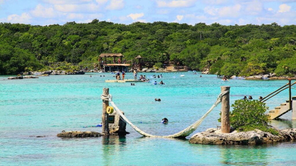 Xel-Há Park in playa del carmen, Mexico