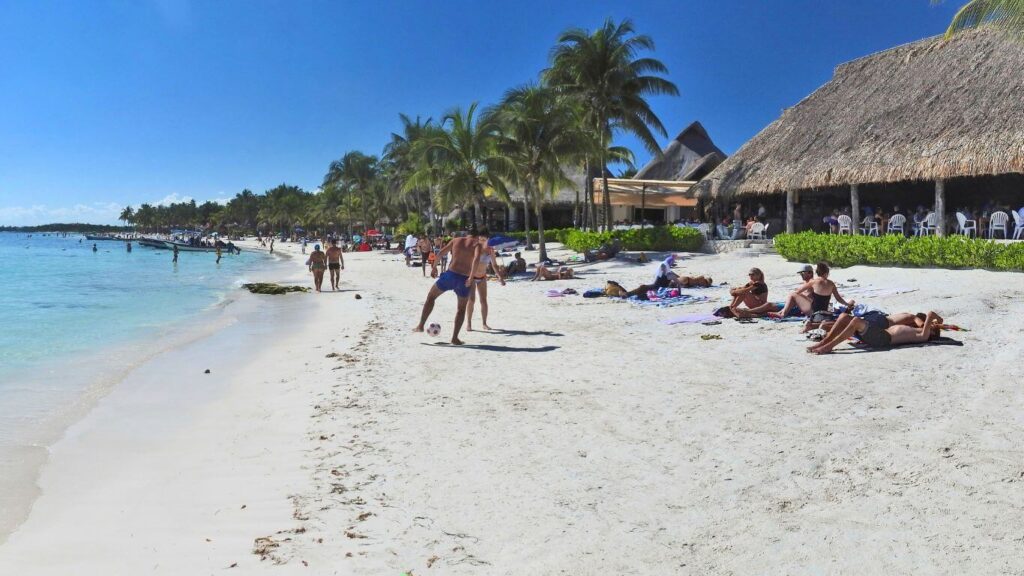 Playa Akumal beach in riviera maya, Mexico