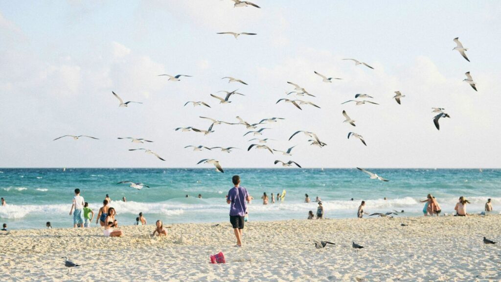 Playacar Beach in Playadel Carmen, Mexico